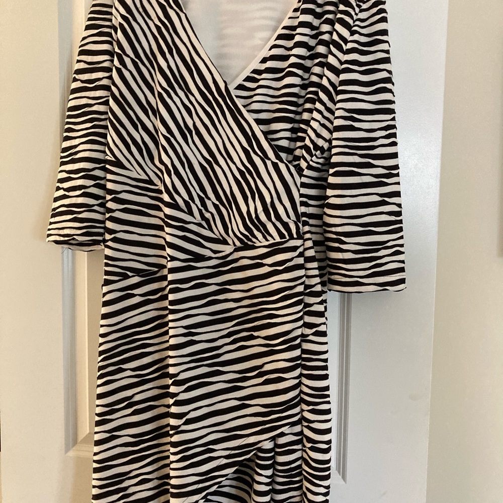 Chico’s Zebra dress, 3/4 sleeves!